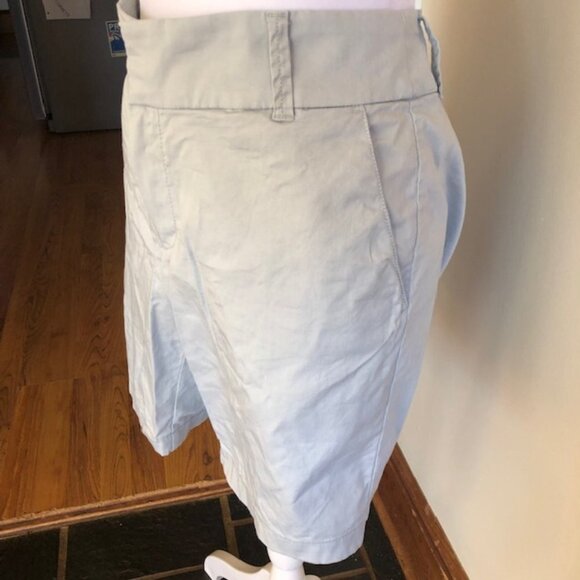 J. CREW Frankie Bermuda Blue Gray Chino Shorts 10 Style CO812 - Picture 3 of 15